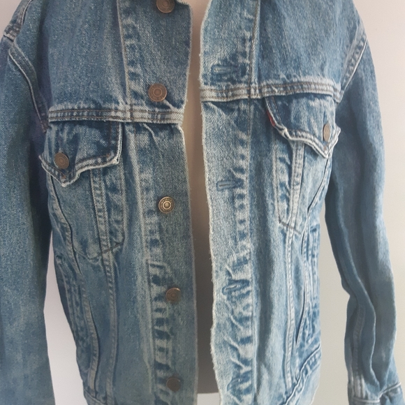 Levi Strauss & CO men's Vintage denim jacket Size 40 - Picture 7 of 8